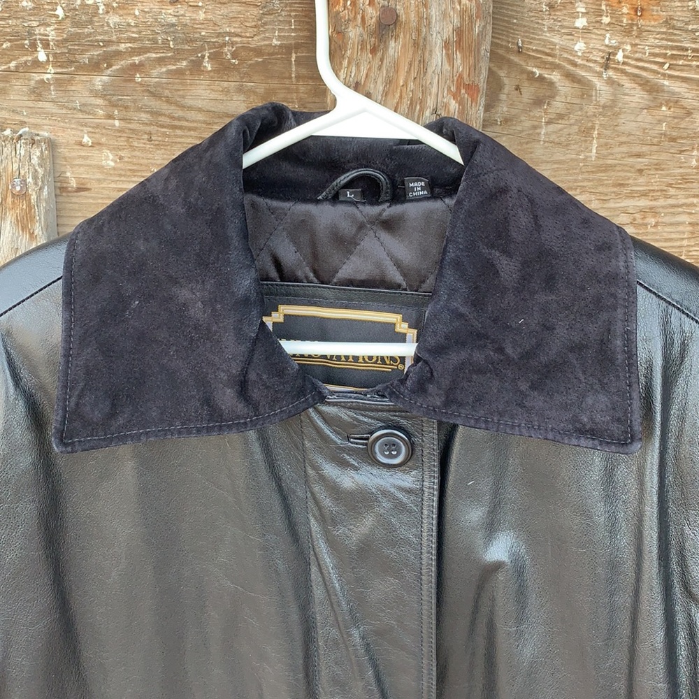Vintage Leather/Suede Jacket - Picture 6 of 13